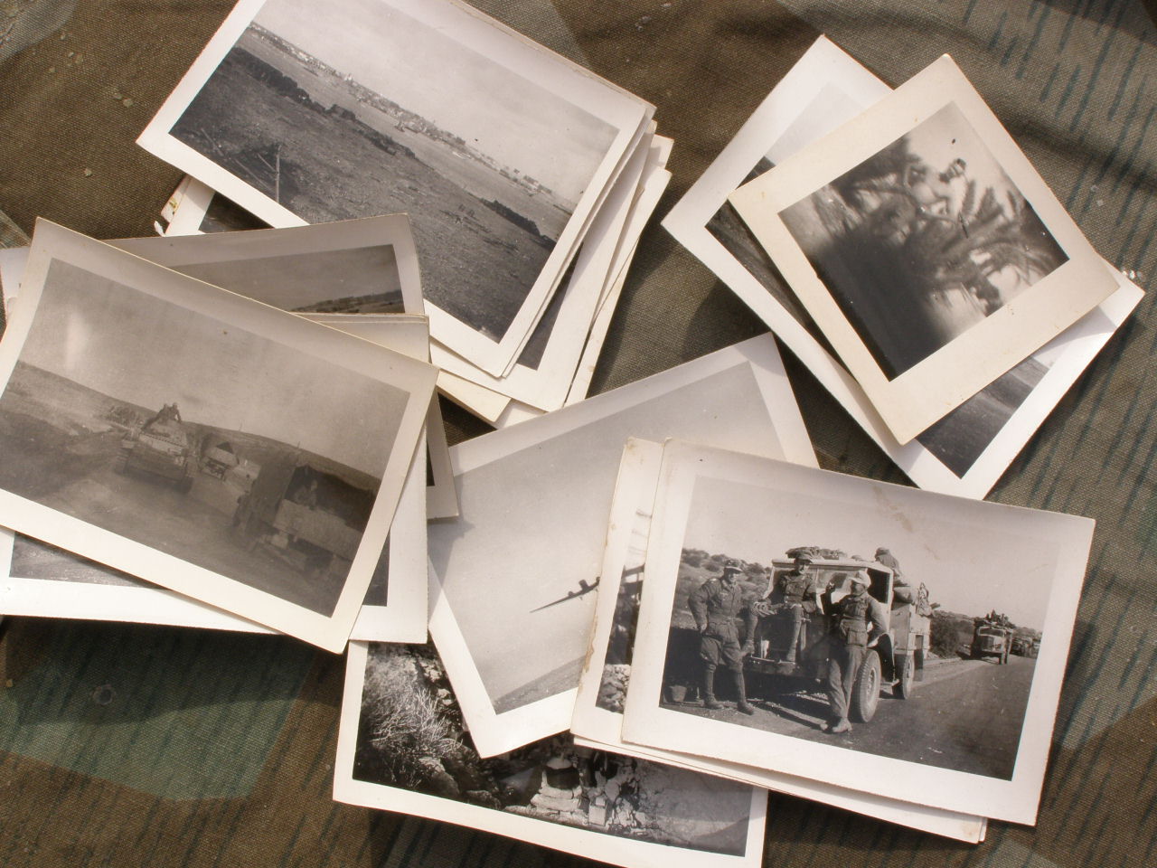 19 Fotos eines Heeres Artilleristen Afrikakoorps Einsatz.
