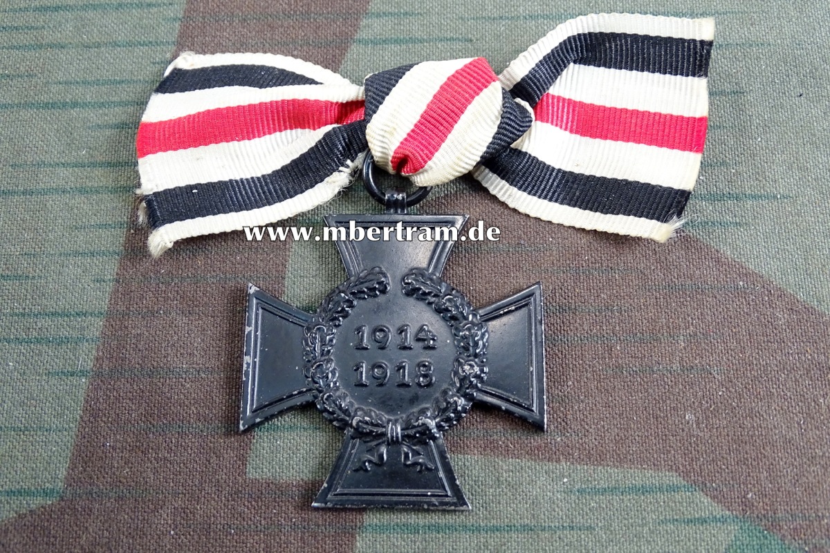 Ehrenkreuz für Witwen und Eltern gefallener Kriegsteilnehmer 1914/18 , RV 38