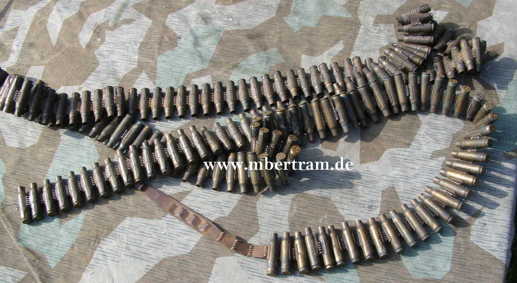 MG42/ MG 1 Kette , 176 Messinghülsen mit Kette