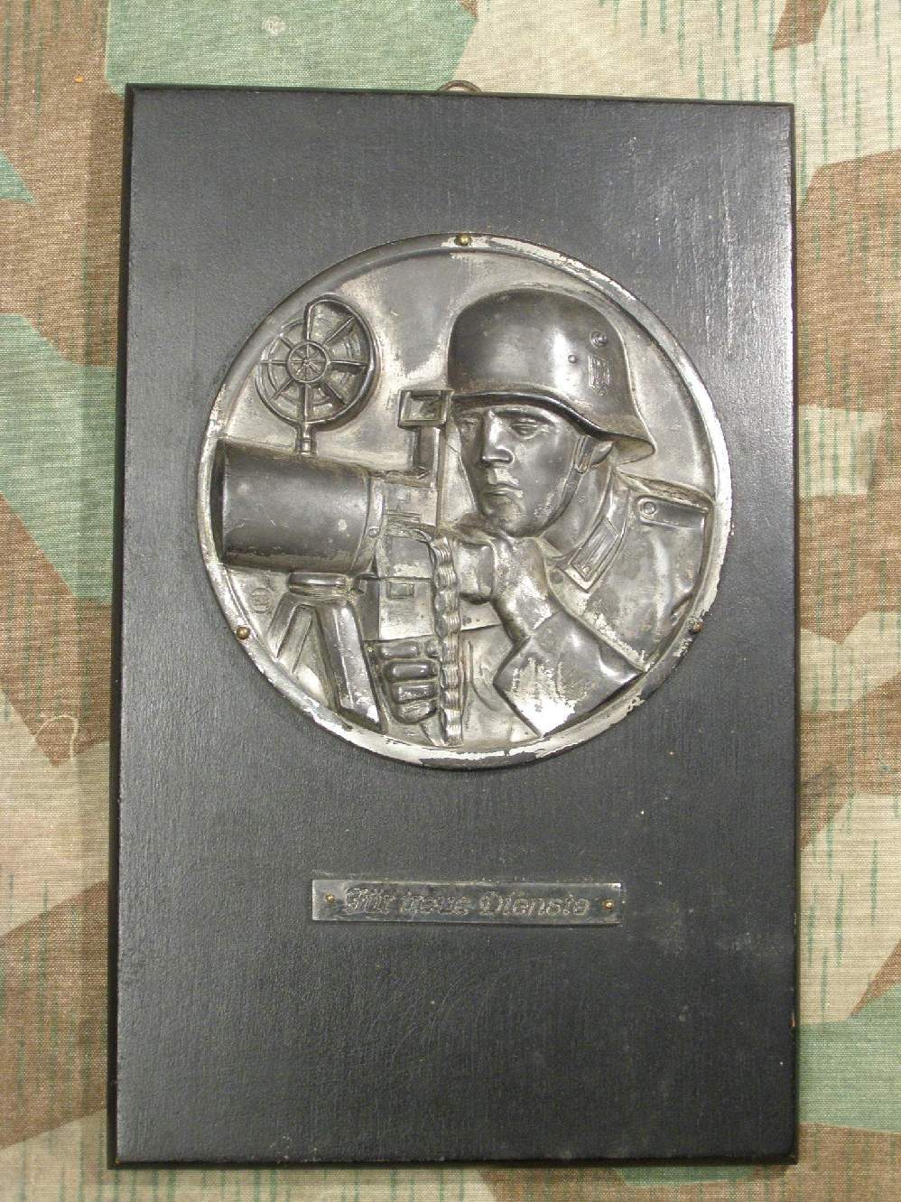 Für Treue Dienste, f. Oiffzier MG Kp. Wehrmacht um 1936