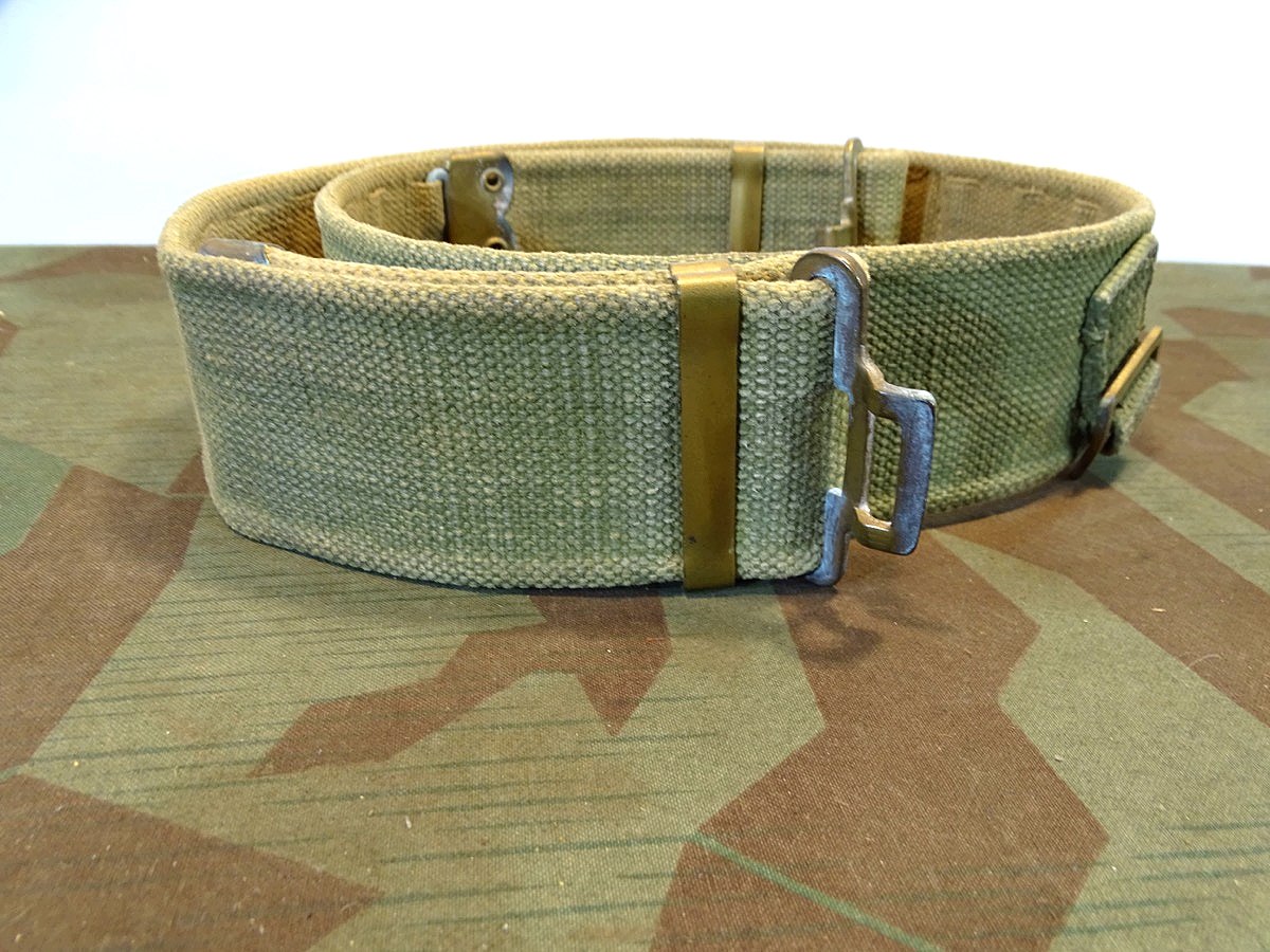 British Army 37 Pattern Belt , Britischer Webkoppelriemen P 37 von 1949, L ca. 1m 