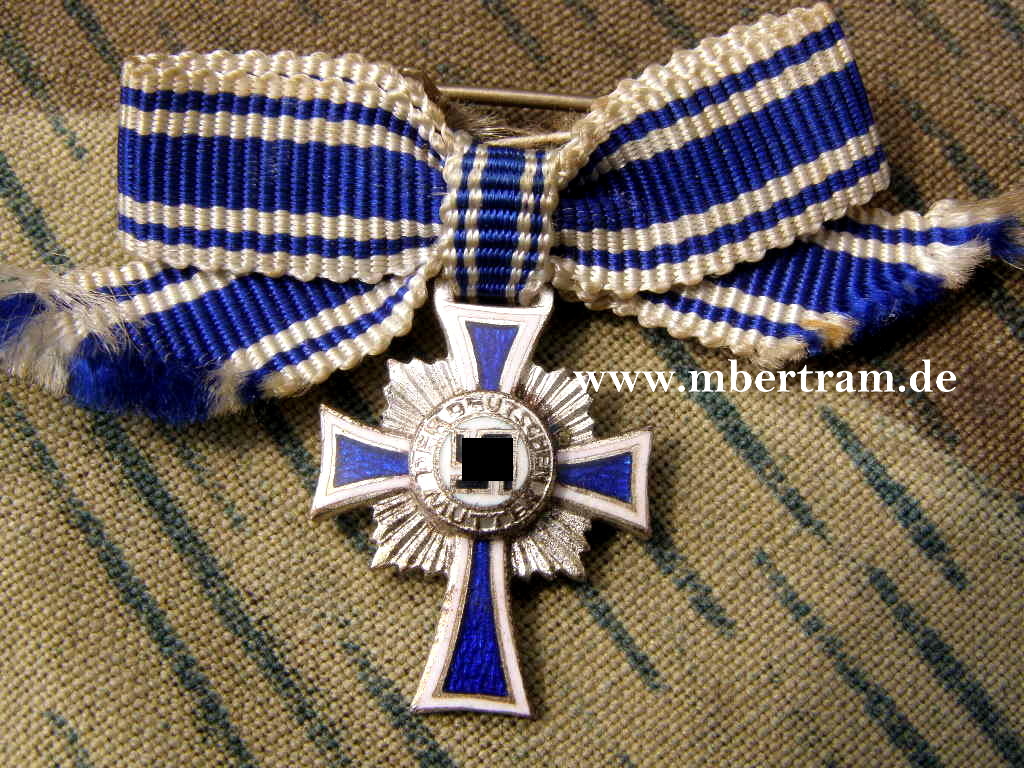 EHRENKREUZ DER DEUTSCHEN MUTTER, SILBER , Miniatur