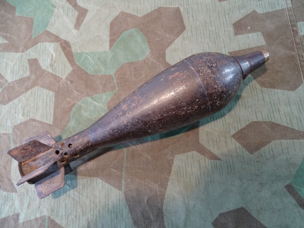 80 mm Deko Werfergranate 1939, tschechisch, 2. Weltkrieg. Oft als deutsche Beute verwendet. 