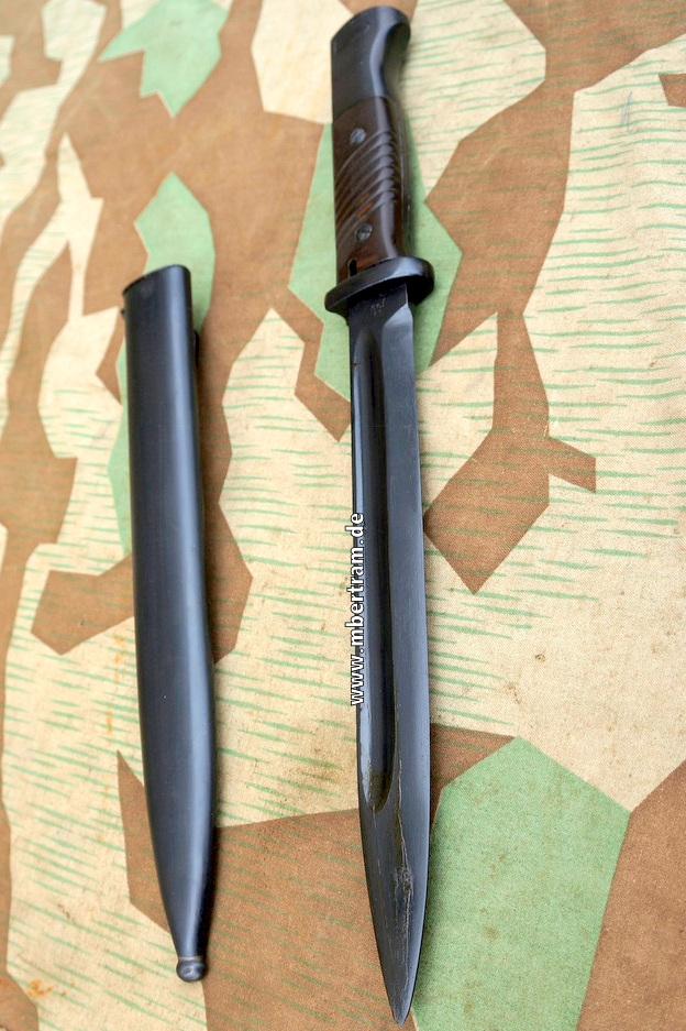 Wehrmacht Bajonett zum Karabiner 98, Hersteller cof 43, nrgl
