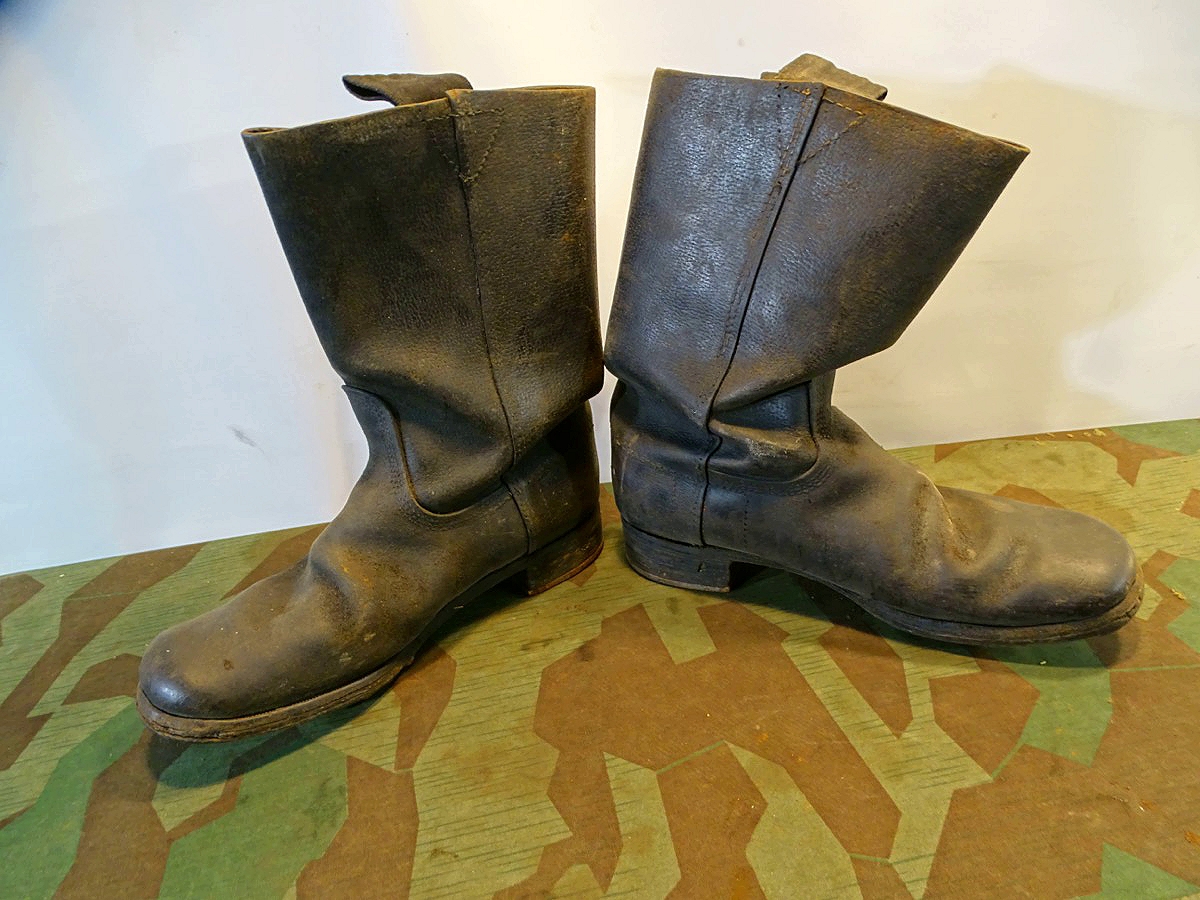1. Weltkrieg. Ein Paar kurze, späte Infanterie Stiefel für Mannschaften ( sog. Knobelbecher )