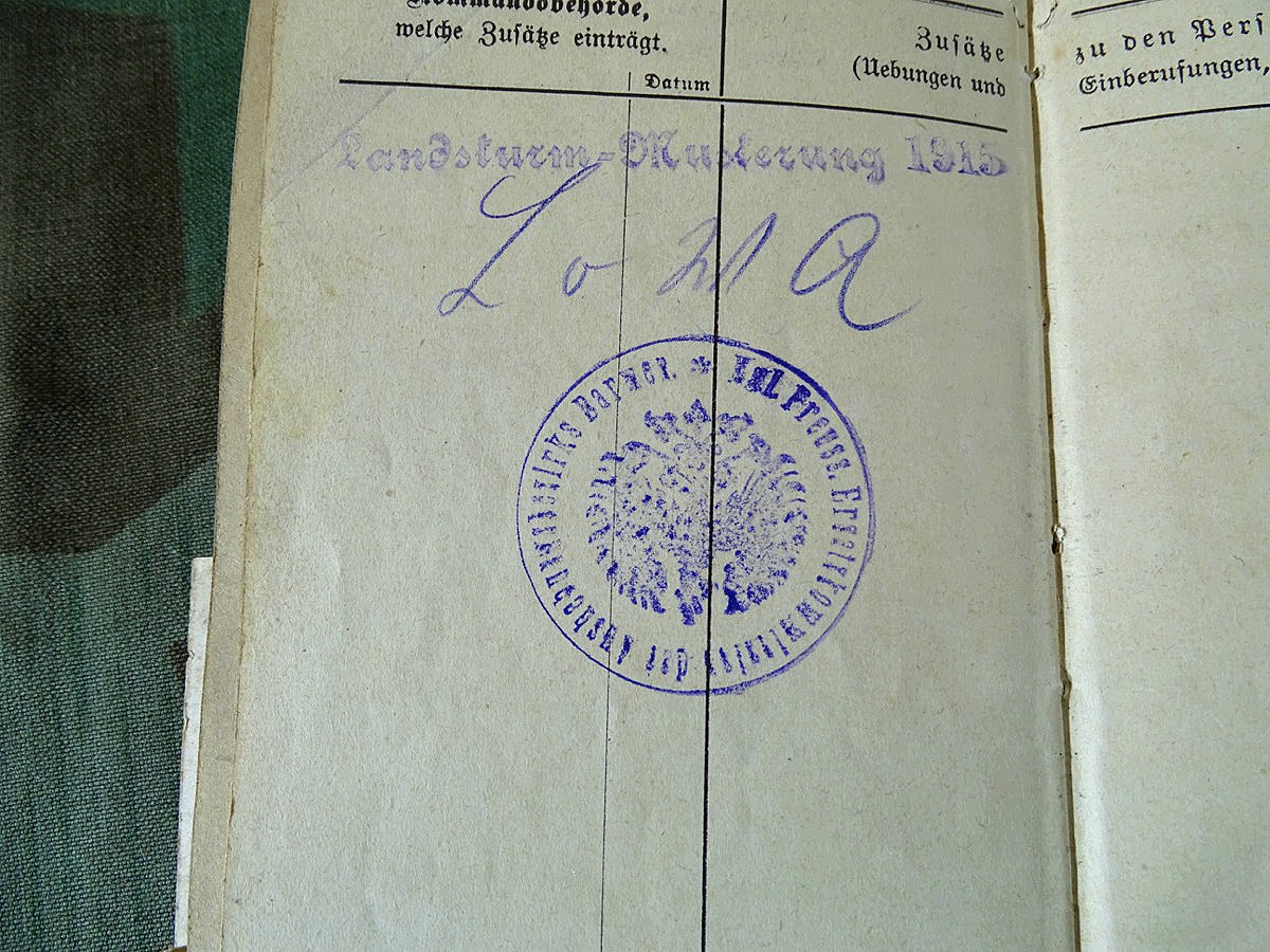 Militärpass u. Ers. Res. Pass 1915-1918- 1.Weltkrieg, Flandern, Somme, Armierungs Btl. 10, 3. Cp. Militärpass u. Ers. Res. Pass 1915-1918- 1.Weltkrieg, Flandern, Somme, Armierungs Btl. 10, 3. Cp.