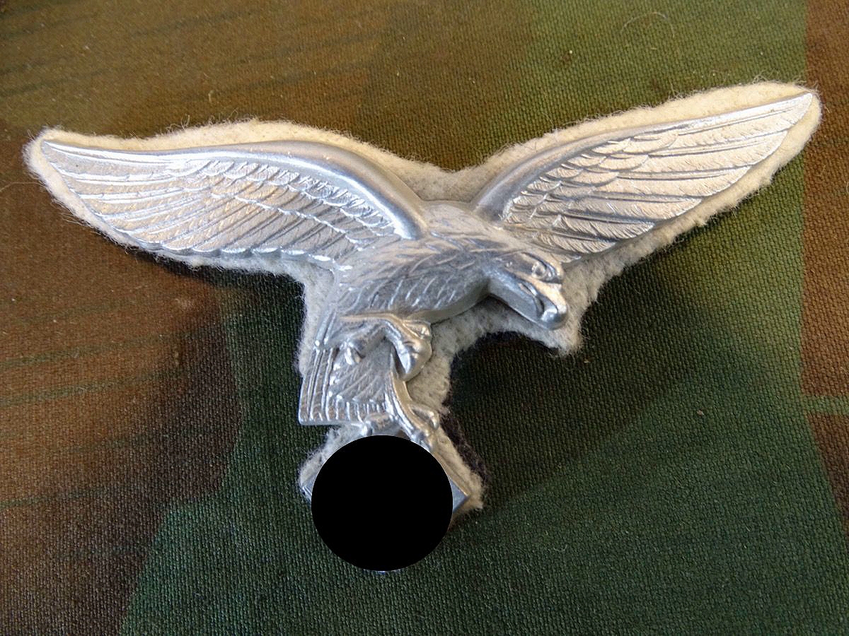 Aluminium Brustadler für weiße Luftwaffen Sommeruniformen mit Druckknöpfen zum auflegen