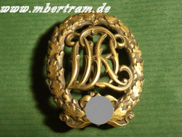 REICHSSPORTABZEICHEN DRL, bronze, HK, WERNSTEIN JENA