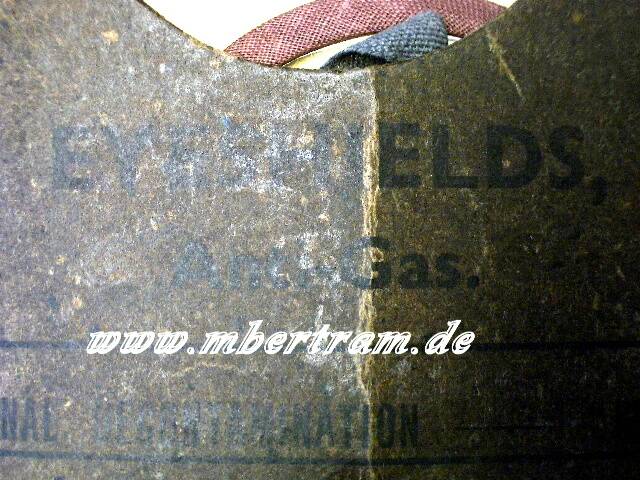 5 US Gaschutzbrillen, orig. Verpackung. " Eyeshields-anti gas Juni 1944".