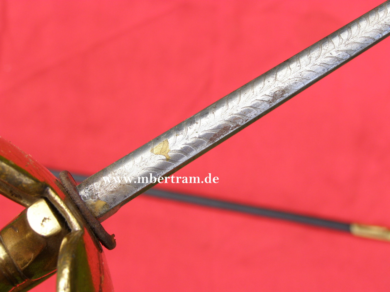 10354-8 Preußen IOD alter Art , schlanke Klinge, Hohlkehle, Ätzung