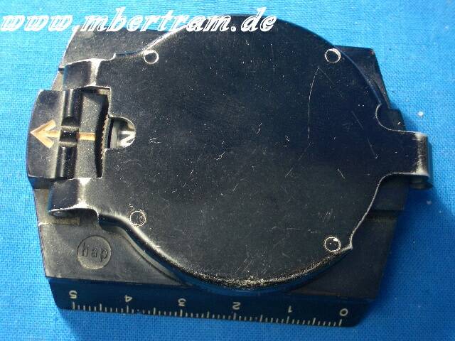 Wehrmachts Marschkompass, Bakelit, Hst. Code: "hap"