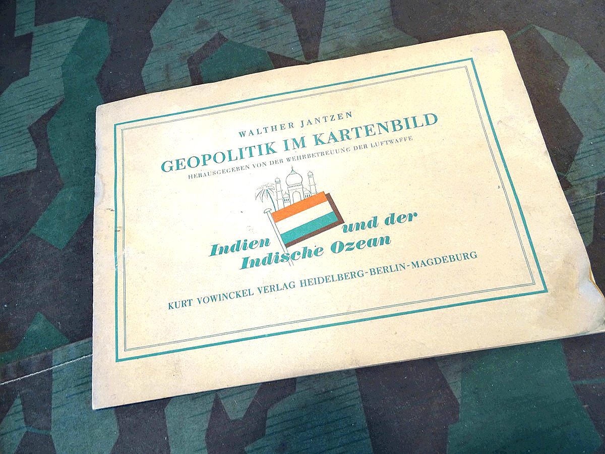 Jantzen, Walther: Indien und der Indische Ozean, Reihe: Geopolitik im Kartenbild, Wehrbetreuung Luftwaffe