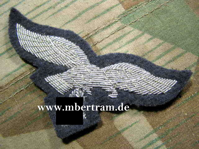 Replik: Brustadler Luftwaffe, Metallfaden Offiziersausf.