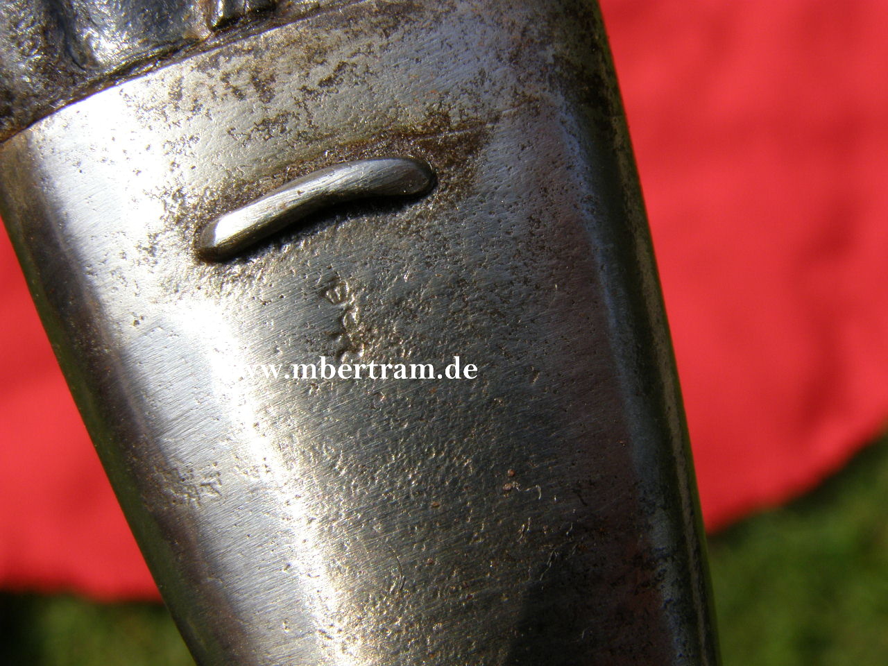 10364-13 Preußen Seitengewehr M 1884/98 a.Art, Doppelhersteller WKC u. Erfurt, 1. Ersatz-MG-Kompanie