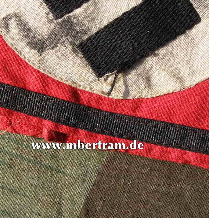 Armbinde Allgemeine SS , mehrteiliges Stück, Z. 3-4