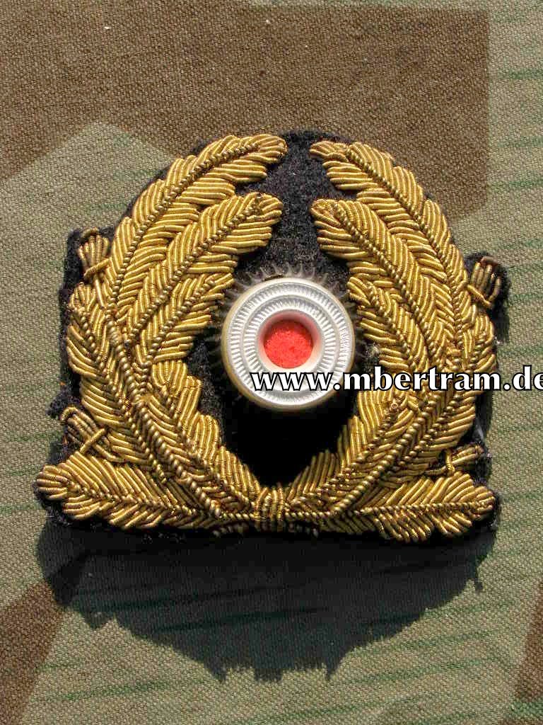 Kokarde mit Eichenlaub für Kriegsmarine Schirmmützen