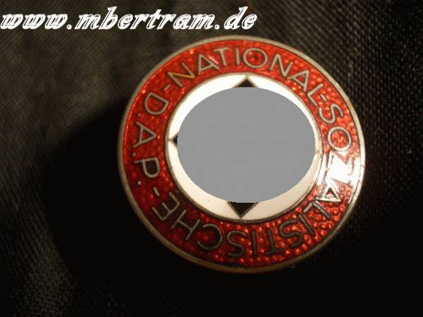 NSDAP PARTEIABZEICHEN, EMAILLIERT, GUTER ZUSTAND