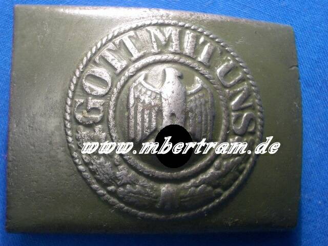WEHRMACHTS KOPPELSCHLOSS STAHL, 1941 u. HST.