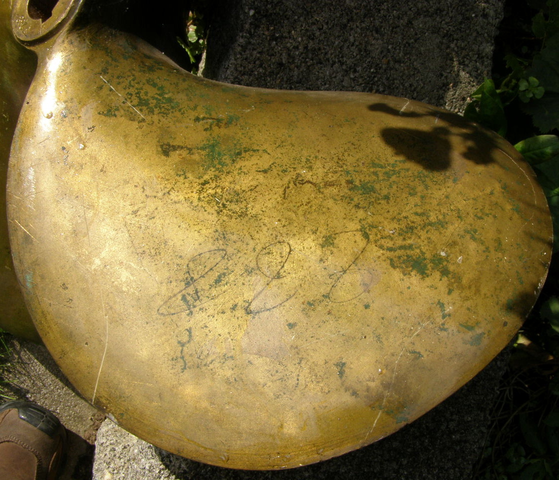 Kriegsmarine Schiffsschraube, Buntmetall ca. 64 cm, WaA