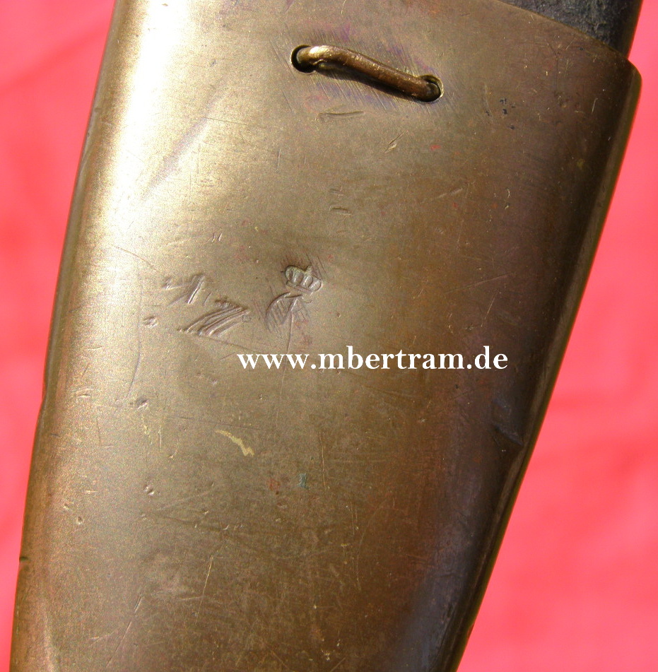 10365-8 Preußen Seitengewehr M 64 . Lederscheide