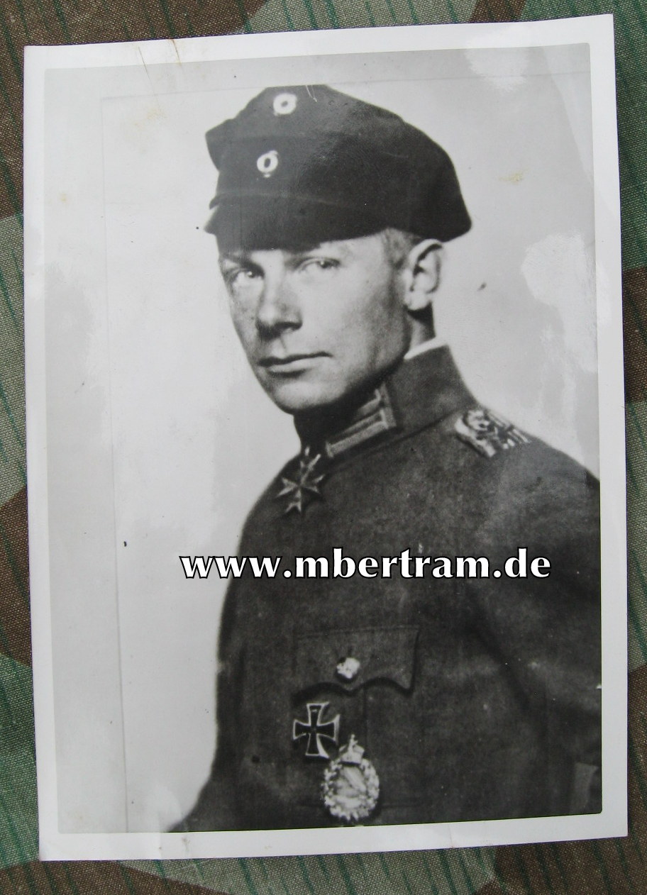 Pressefoto- Presse Hofmann- Udet als Weltkriegsflieger