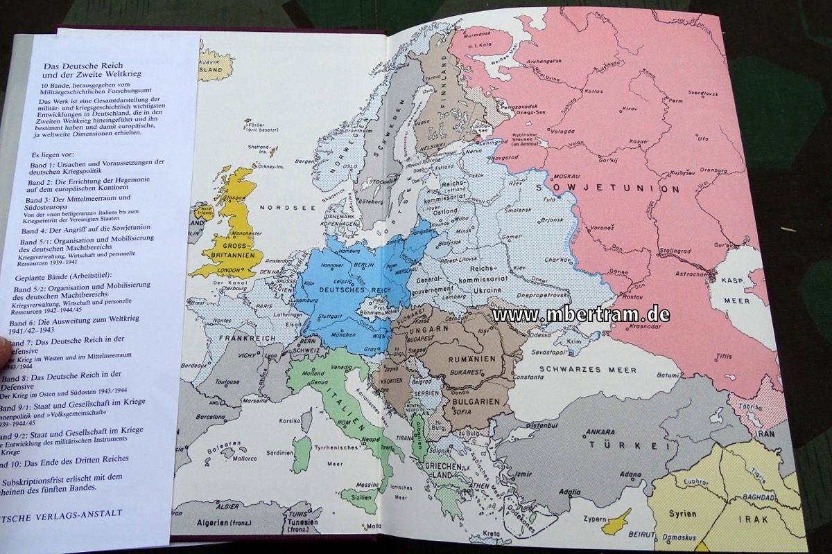 16236-17 Forschungsamt der BW: Das Deutsche Reich und der (2.) Zweite Weltkrieg Band 1-6