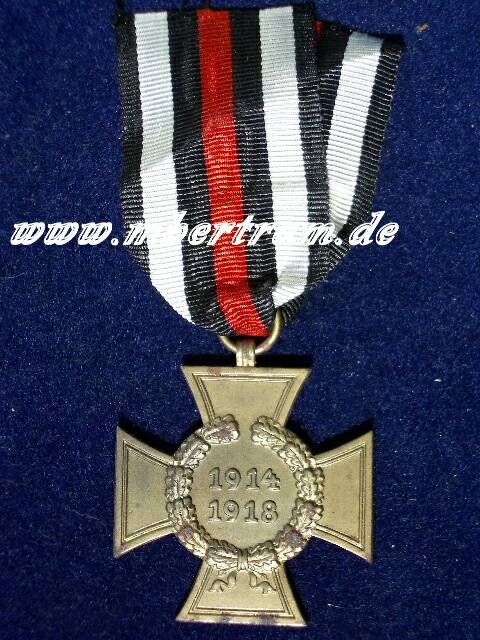 Weltkriegs Ehrenkreuz f. Kriegsteilnehmer 1914-1918, Band