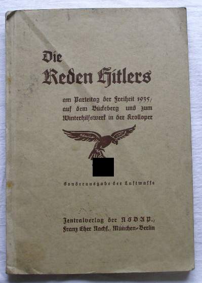 Hitler, Adolf: Die Reden Hitlers am Parteitag der Freiheit 1935