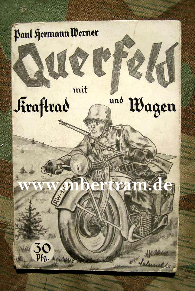 Ausbildungsanleitung: Querfeld mit Kraftrad und Wagen, 1935