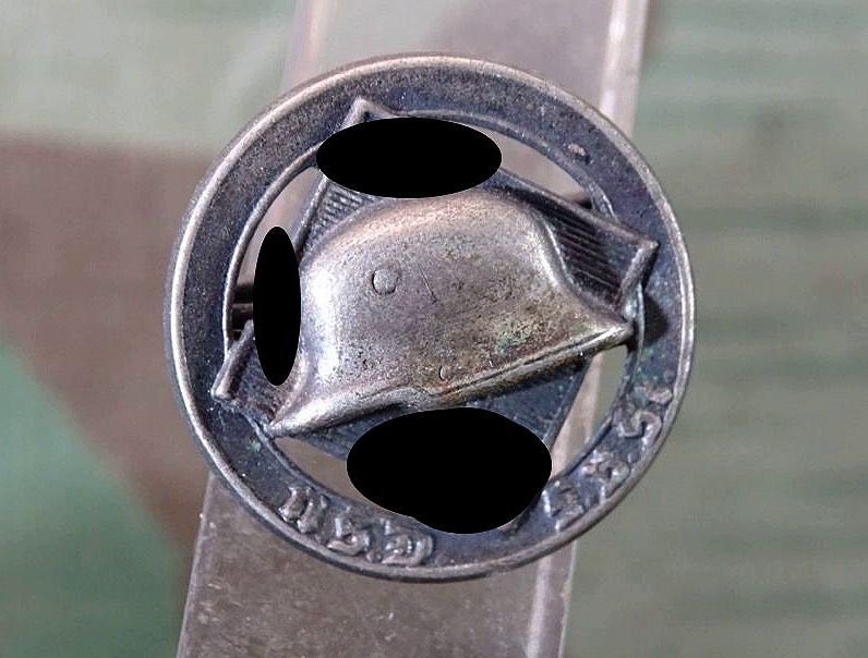 N.S.D.F.B.ST S Mitgliedsabzeichen des Nationalsozialistischen Frontkämpferbundes Stahlhelm