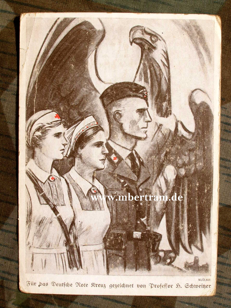 Propaganda Postkarte " Das deutsche rote Kreuz"