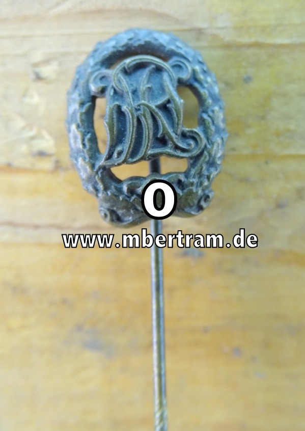 Deutsches Reichssportabzeichen in Bronze DRL mit Hakenkreuz - Miniatur