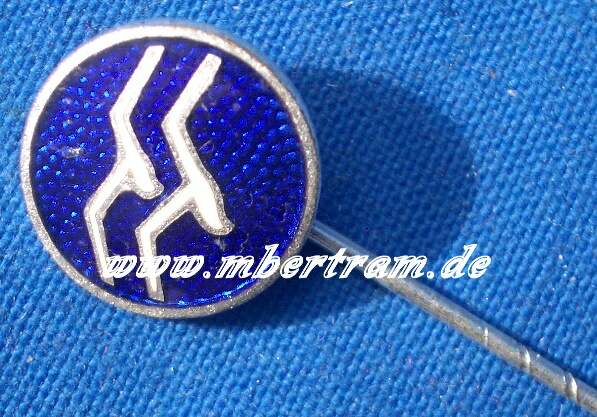 NSFK Segelflieger B- Abzeichen, 12mm Miniatur, lange Nadel