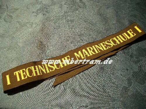 Bundesmarine Mützenband, " 1. Technische Marineschule"