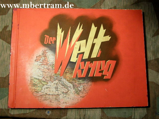 Sammelbilderalbum: DER WELTKRIEG, Cigaretten Bilderdienst
