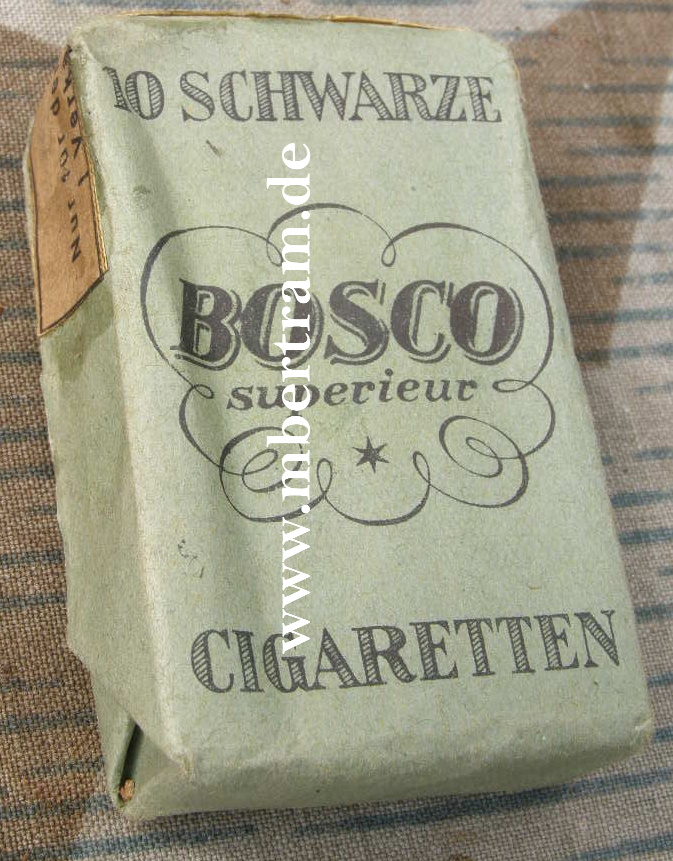 10 WH Bosco Superieur Zigaretten 1944/45, ungeöffnet