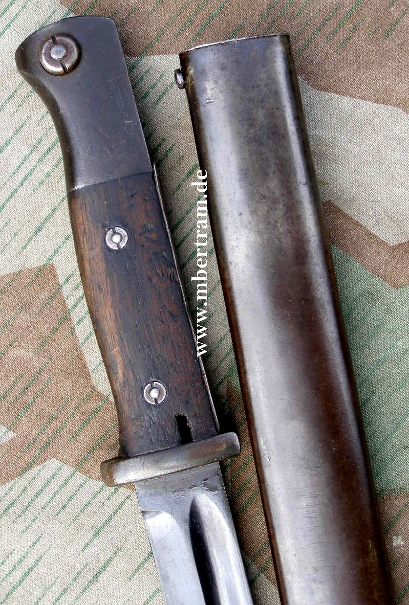 10356-5 SEITENGEWEHR 84/98 DEUTSCHES REICH, Scheide u. WaA
