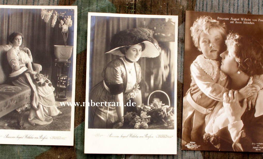 3x Prinzessin August Wilhelm von Preussen um 1916
