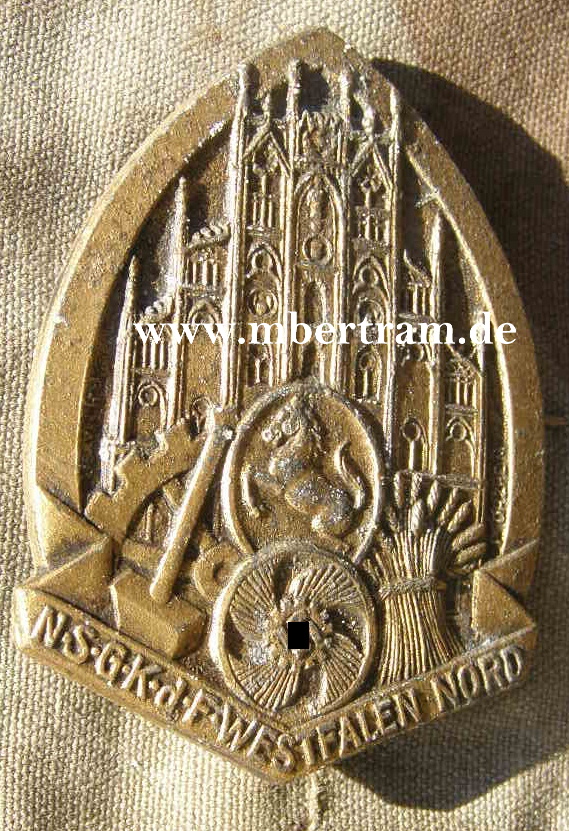 NSG KdF Westfalen Nord, 1938, mit Herstellerstempel
