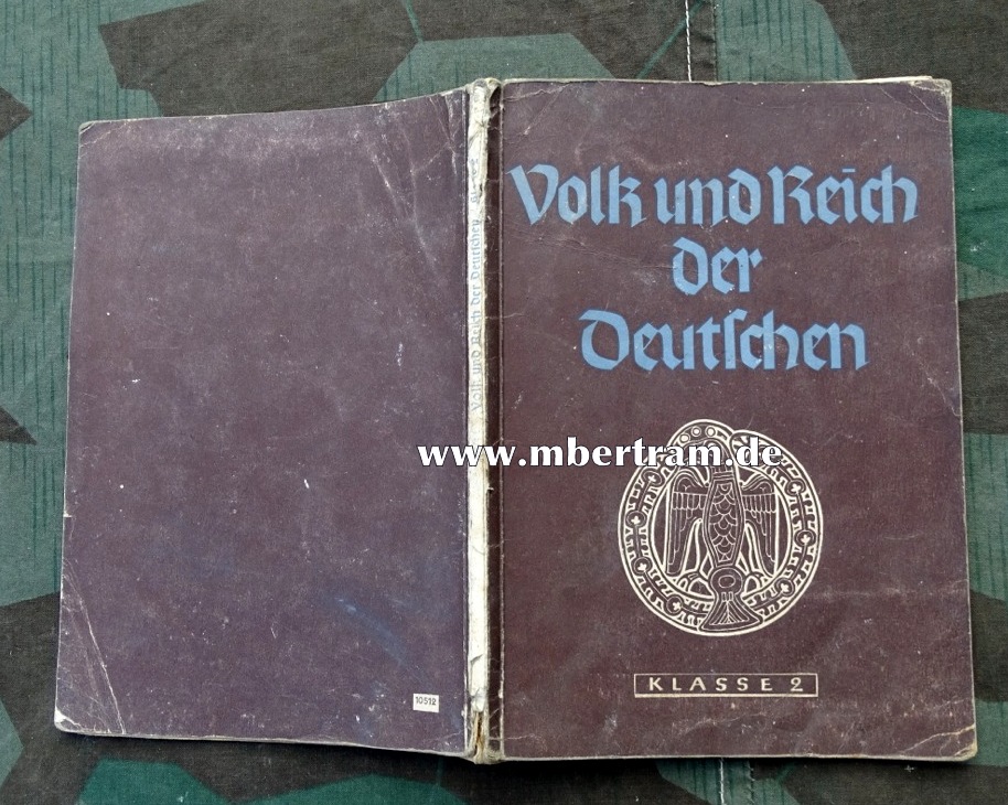 Schulbuch: " Volk und Reich der Deutschen", 1940