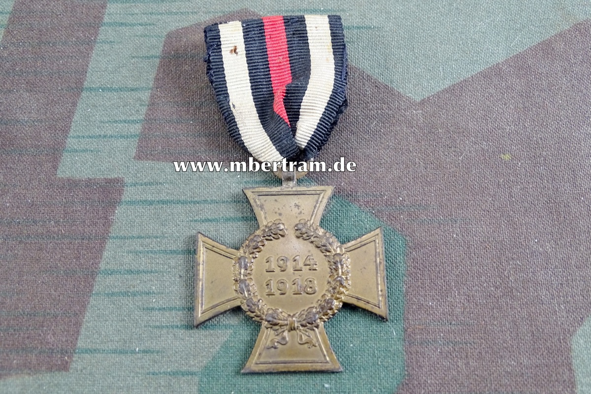 Weltkriegs Ehrenkreuz für Kriegsteilnehmer 1914-1918, mit Band R V 4 3