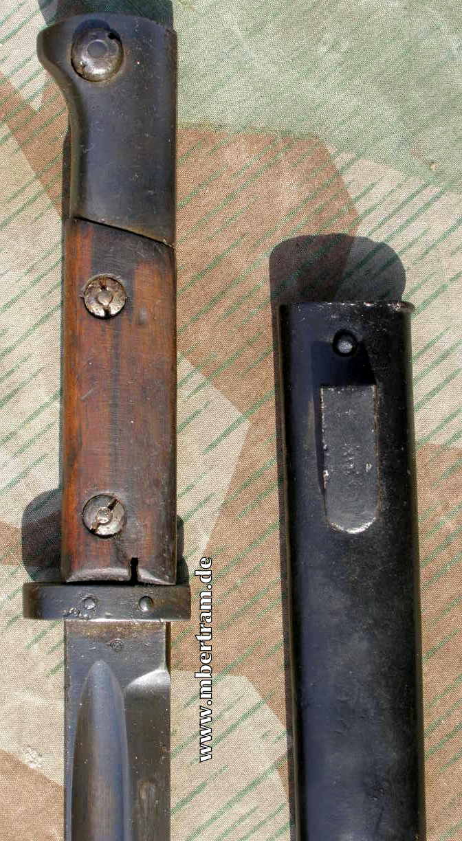 Tschechien, Bajonett für K 98 VZ 24, deutscher "WaA 31 "