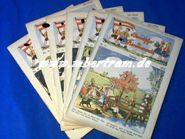 Deutsche Kinderwelt, 2-Wochenzeitschr. Band 11-17, 1935