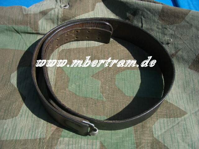 Koppelriemen, schwarz, Alu Gegenschließe, L&amp;F", 95cm