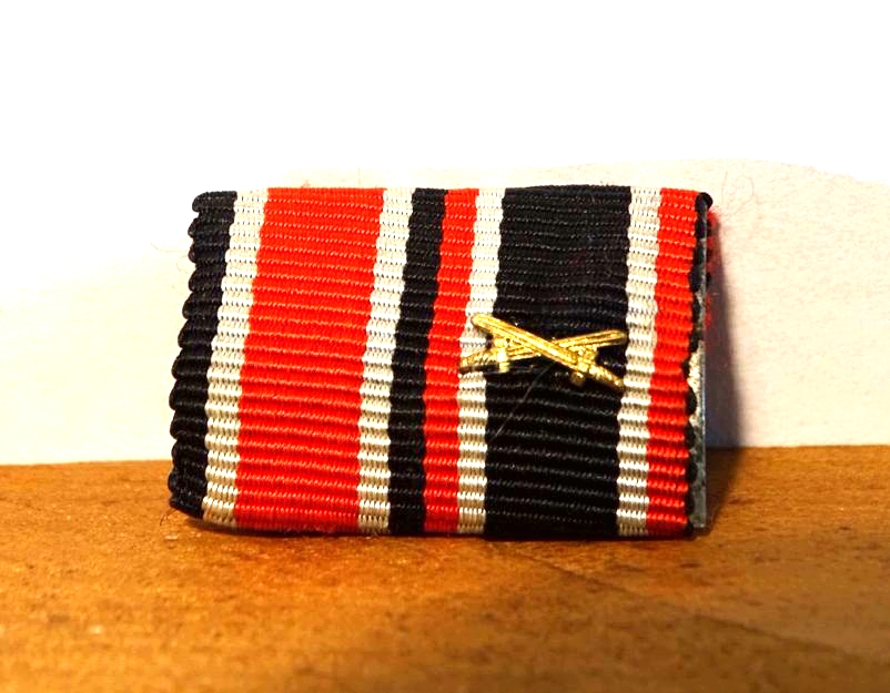 2er Bandspange,  Eisernes Kreuz 2. Klasse 1939,  KvK 1939 mit Schwertauflage