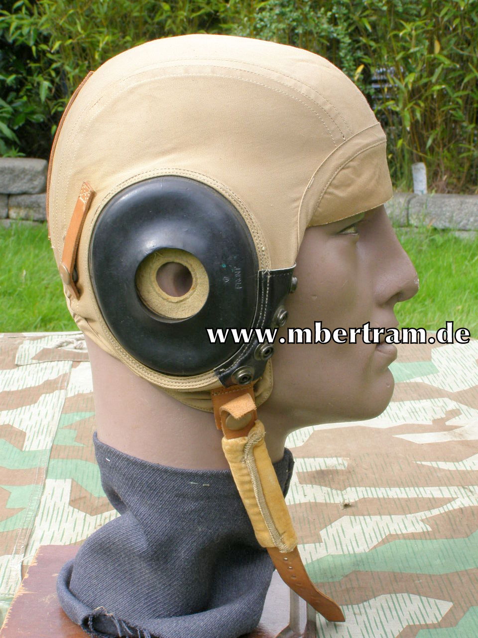 11469-6 US Air Force Fliegerkopfhaube 2. Weltkrieg, Model AN-H-15