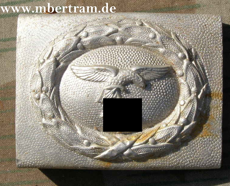 Replik: Luftwaffe Koppelschloss, Aluminium, Adler 1. Modell