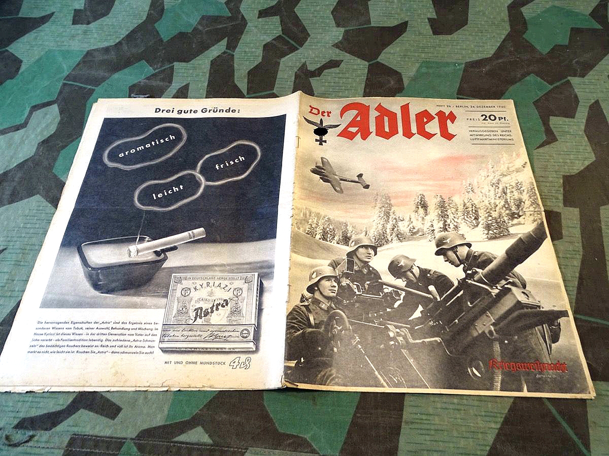 Luftwaffen Zeitschrift " Der Adler", Heft 26, 24.12.1940, Westfeldzug