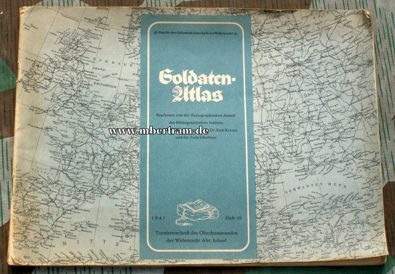 Soldaten Atlas 1941, Herausg. Oberkommando Wehrmacht