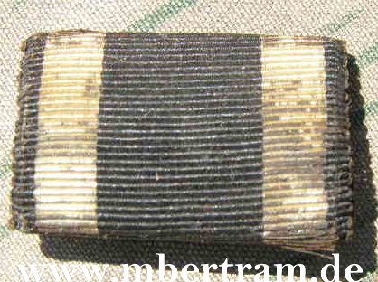 Bandspange mit 1 Band: Eisernes Kreuz 2. Klasse 1914